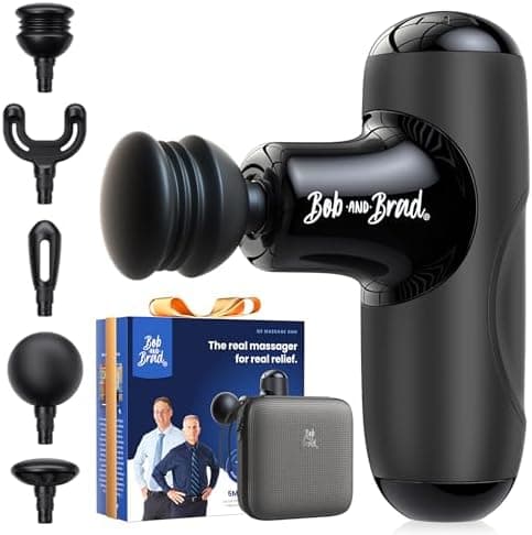 Bob and Brad Q2 Mini Massage Gun, Pocket-Sized Deep Tissue Massager detail shot 2
