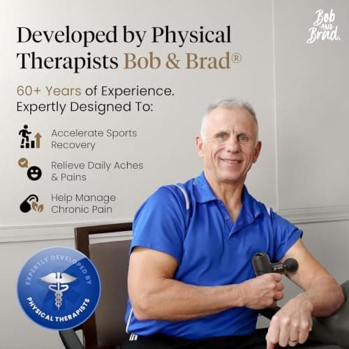 Bob and Brad Q2 Mini Massage Gun, Pocket-Sized Deep Tissue Massager detail shot 3