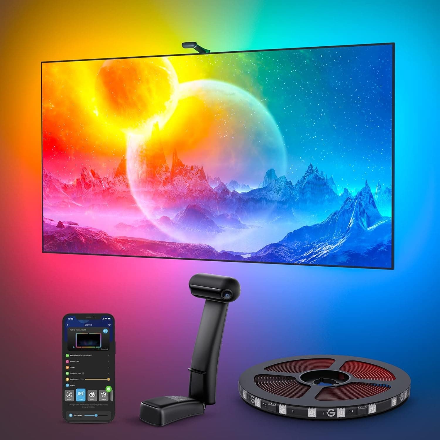 Govee RGBIC TV Backlight Camera Kit review