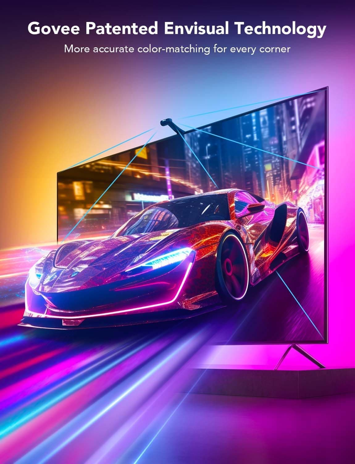 Govee RGBIC TV backlight color matching