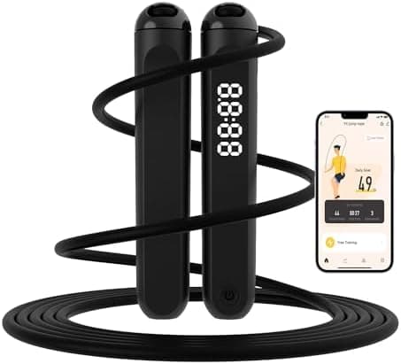 Renpho Smart Jump Rope with Counter, App Data Tracking review