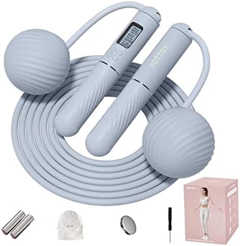 Renpho Smart Jump Rope with Counter, App Data Tracking detail shot 2