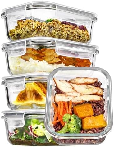 Rubbermaid Brilliance Food Storage Containers, BPA-Free Plastic, Medium 3.2 Cup, 5-Pack (10-Piece Set) detail shot 4
