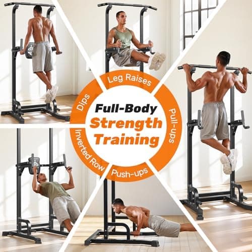 Sportsroyals PT1 Power Tower, Freestanding Pull-Up Bar & Dip Station detail shot 4