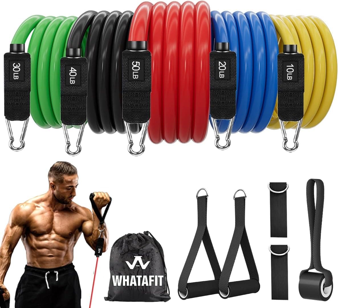 Whatafit Resistance Bands Set (5-Piece) review