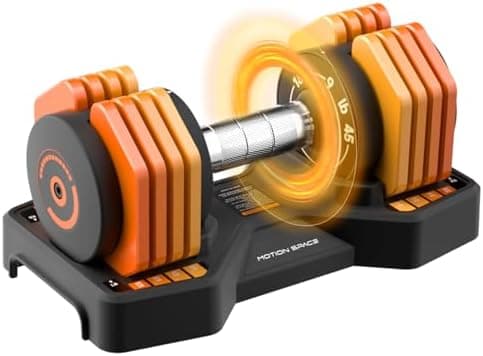 Lifepro PowerFlow Plus Adjustable Dumbbell Set, Quick-Adjust 5-25 lb Pair with Rack review