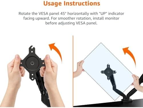 NB RGB dual monitor arm height adjustment