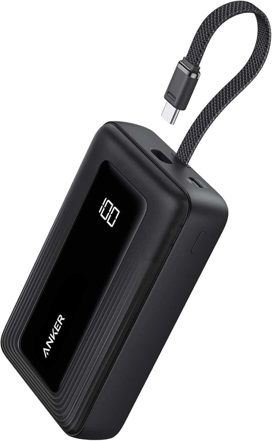 Anker Zolo 20,000mAh 30W Power Bank with Built-in USB-C Cable