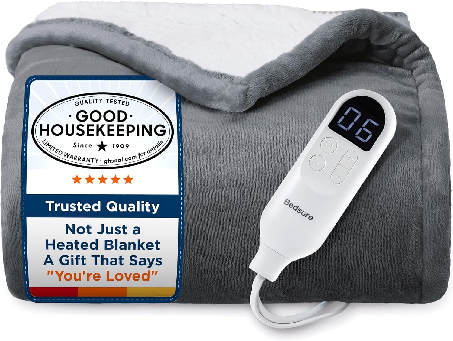 Bedsure Heated Throw Blanket with Preheat (50 x 60 in) review