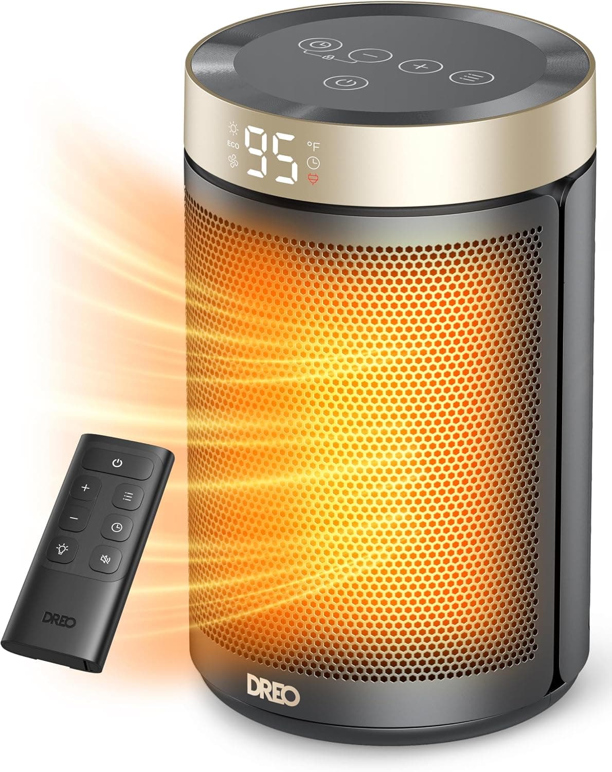 DREO 1500W Portable Ceramic Space Heater with Thermostat and Remote review