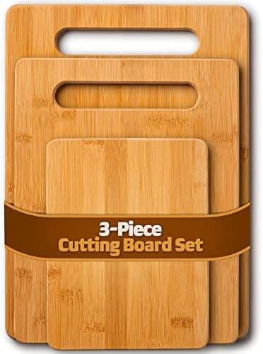 Freshware Bamboo Cutting Board Set of 3 review