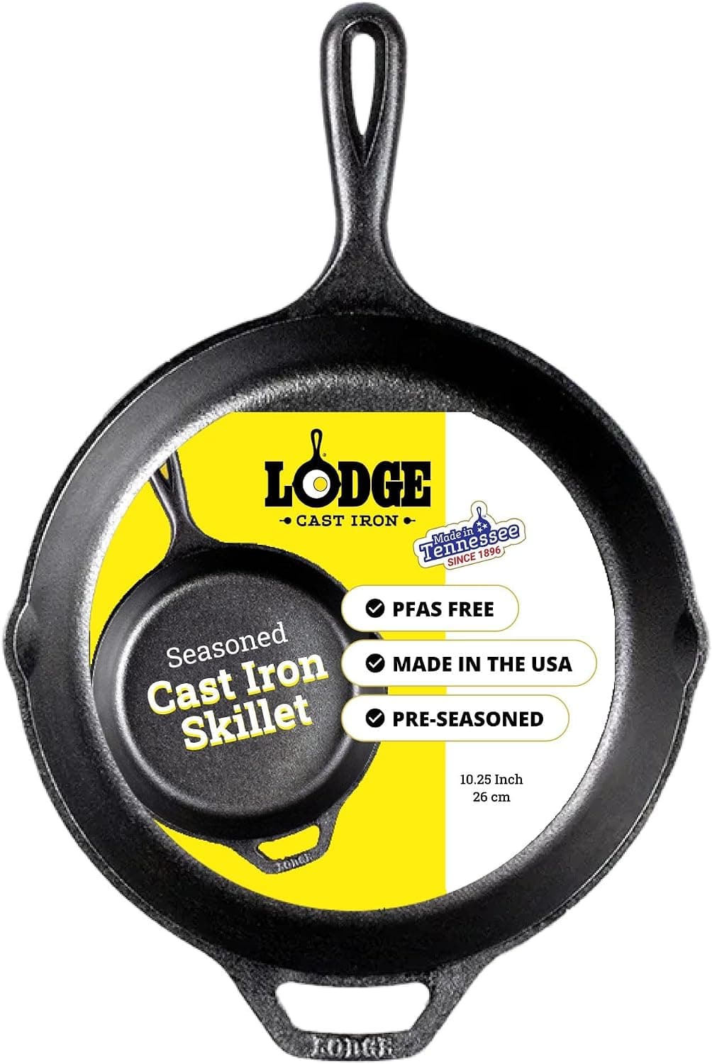 Lodge Pre-Seasoned Cast Iron Skillet, 10.25 Inch review