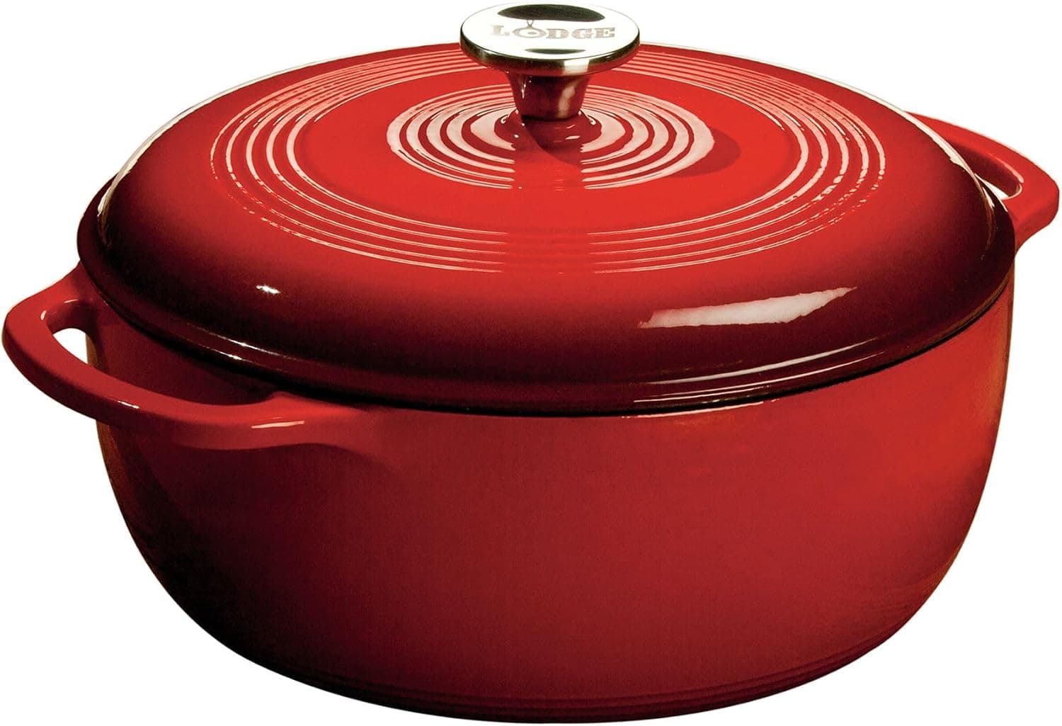 Lodge Essential Enamel Cast Iron Dutch Oven, 6 Quart review